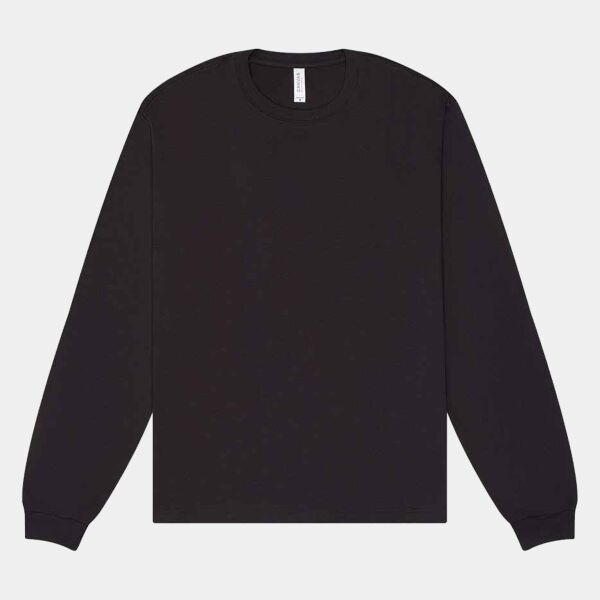 Canvas Unisex Heavyweight Long Sleeve Boxy T-Shirt Thumbnail