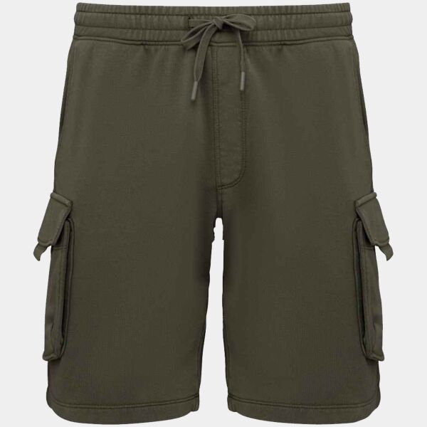 Native Spirit French Terry Washed Effect Cargo Shorts Thumbnail
