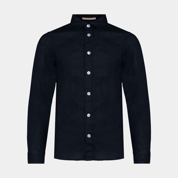 Spasso Kids Long Sleeve Linen Shirt Thumbnail