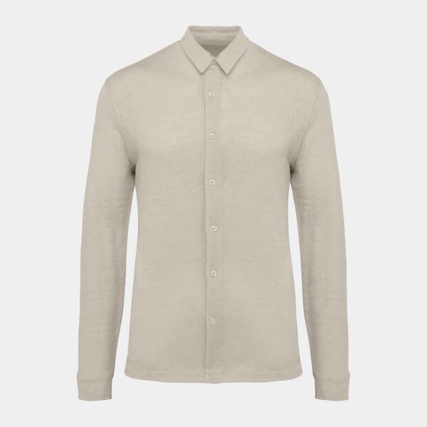 Spasso Long Sleeve Linen Shirt Thumbnail