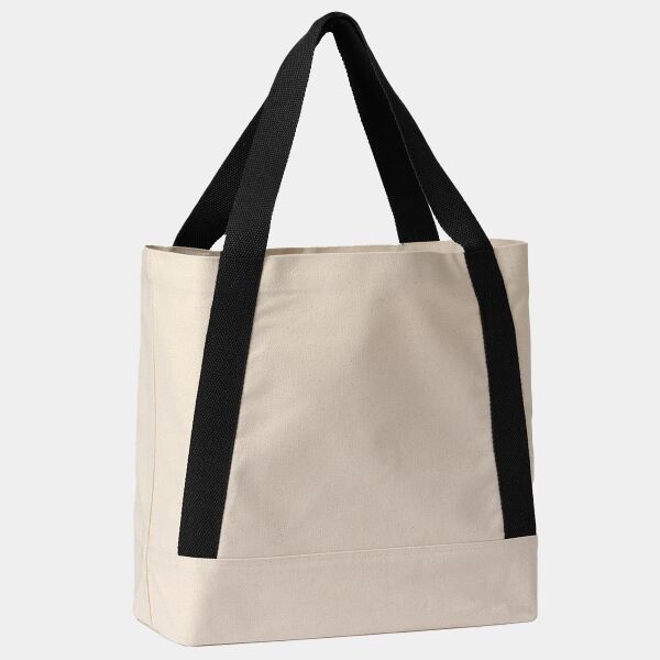 Dakota recycled contrast strap tote Thumbnail