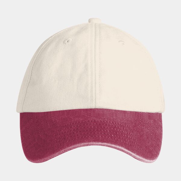 Contrast peak low-profile vintage cap Thumbnail