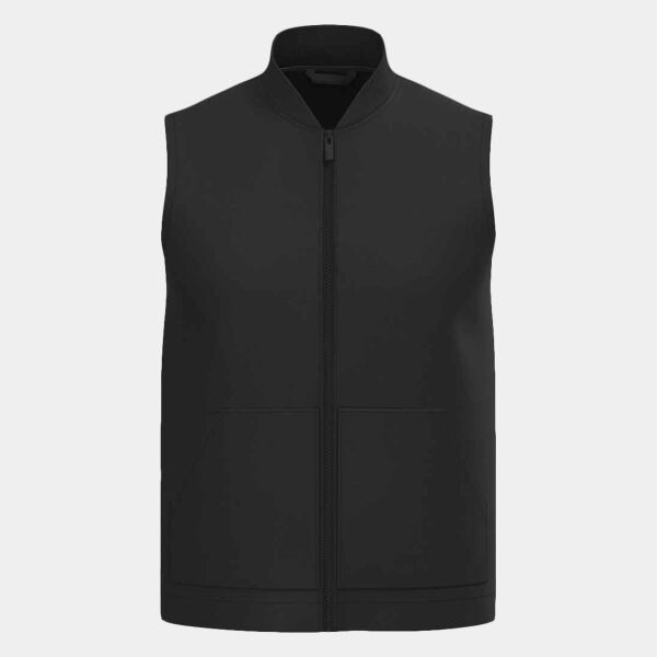 Native Spirit Unisex Twill Bodywarmer with Varsity Collar Thumbnail