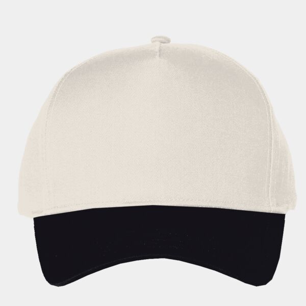 Contrast peak leisure cap Thumbnail