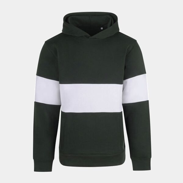 Heavyweight panelled hoodie Thumbnail