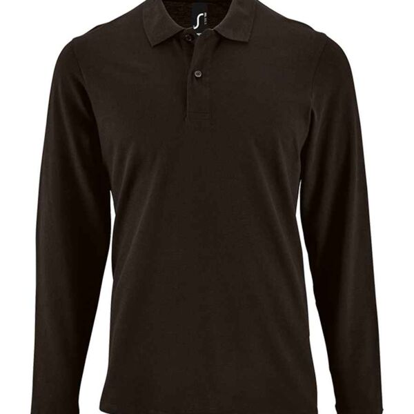 SOL'S Perfect Long Sleeve Piqué Polo Shirt Thumbnail