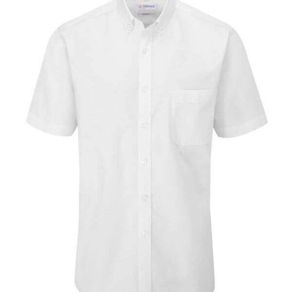 Disley Bray Slim Fit Oxford Shirt - Short Sleeve Thumbnail