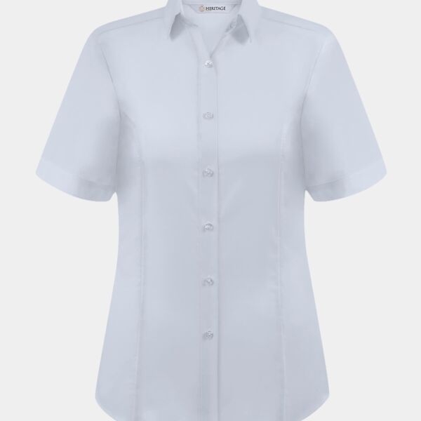Disley Megan Oxford Blouse - Short Sleeve Thumbnail