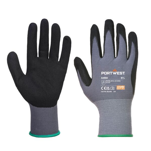 Portwest Grip 15 Nitrile Sandy Glove (Pack of 12) Thumbnail