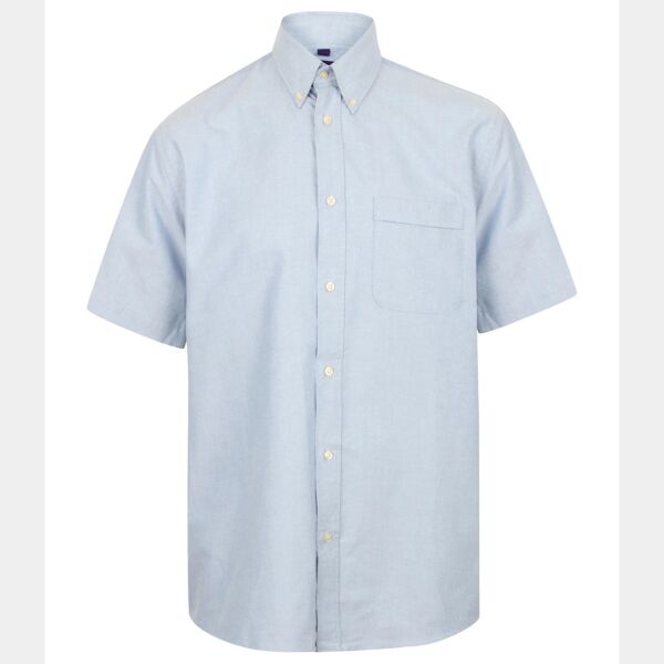 Henbury Short Sleeve Classic Oxford Shirt Thumbnail