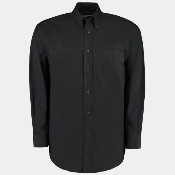Kustom Kit Premium Long Sleeve Classic Fit Oxford Shirt Thumbnail