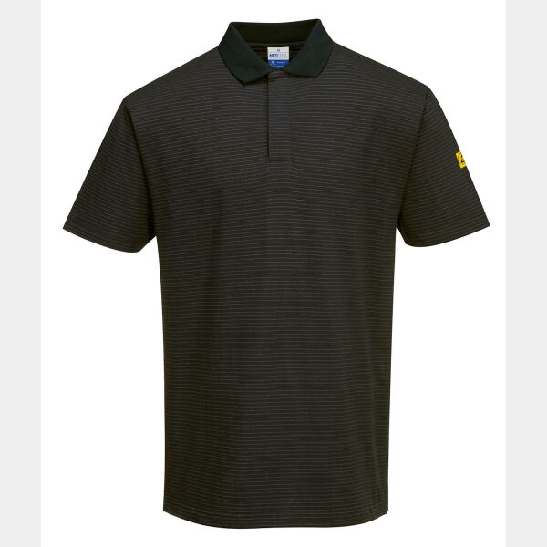 Portwest Anti-Static ESD Polo Shirt Short Sleeve Thumbnail