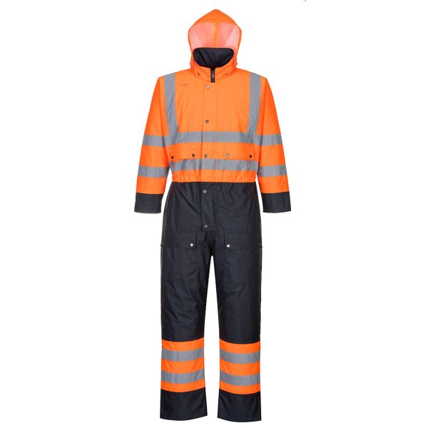 Portwest Hi-Vis Contrast Winter Coverall Thumbnail
